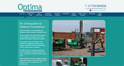 Desktop Screenshot of optimafoundations.com